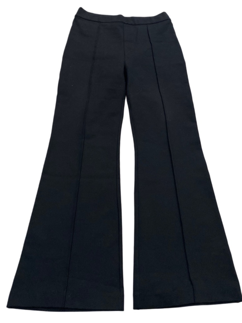 Spanx The Perfect Pant High Rise Flare Ponte Black Women's Size Large - Picture 3 of 10